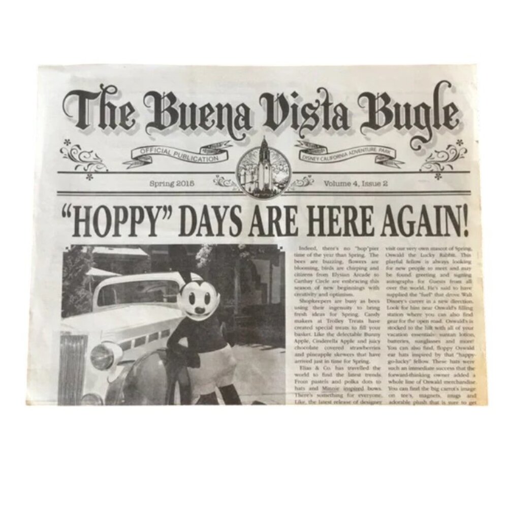 Disney California Adventure Buena Vista Bugle 2015